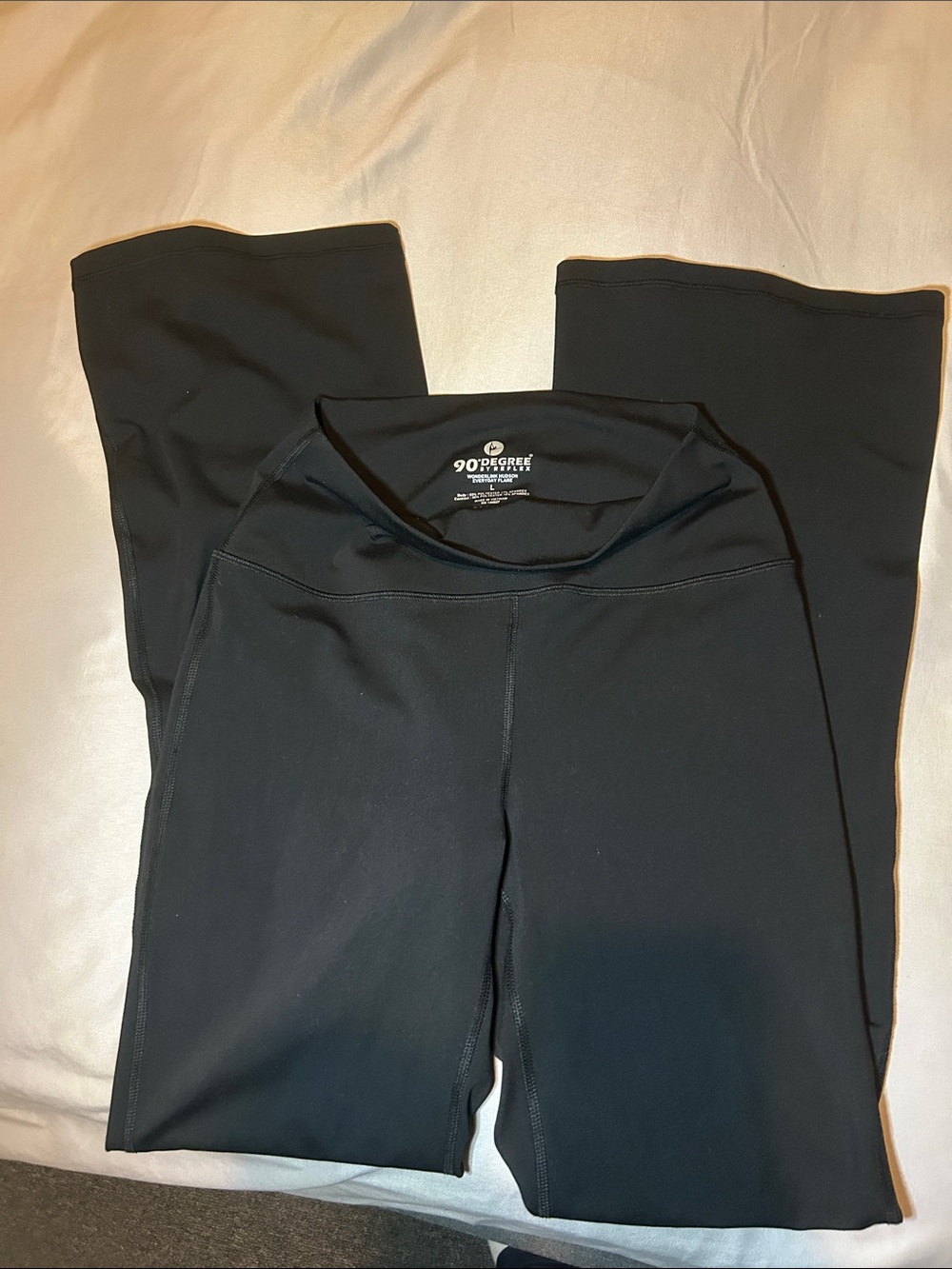 90 Degree By Reflex Women's Black High-Rise Leggings